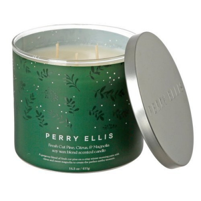 Perry Ellis Fresh Cut Pine & Citrus + Magnolia Candle