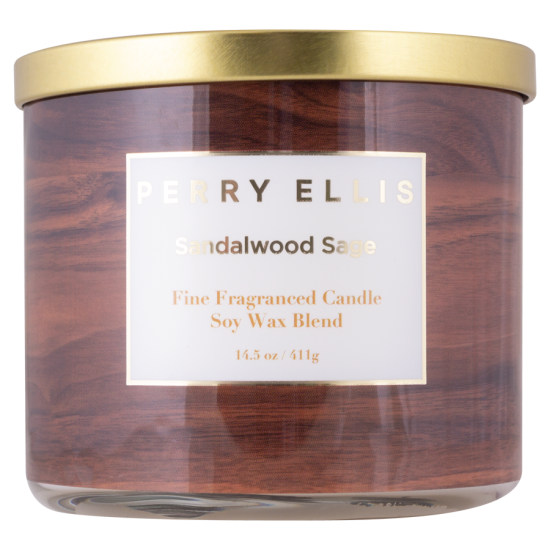 Perry Ellis Sandalwood & Sage Candle